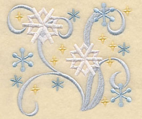 Snowman's Paradise - Snowflakes