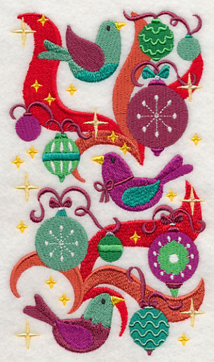 Perched in Ornaments - Christmas Birds Medley