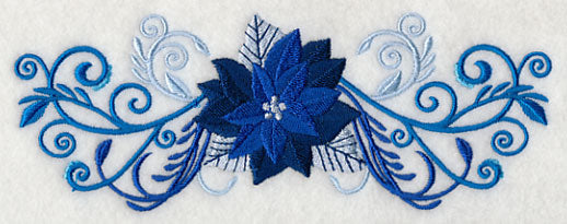 Shades of Blue Poinsettia