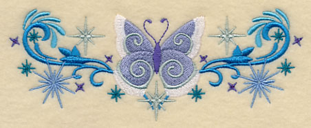 Fa La La Flutterby Border