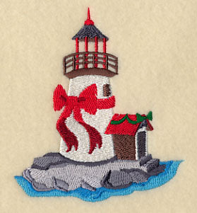 Christmas at the Beach Lighthouse