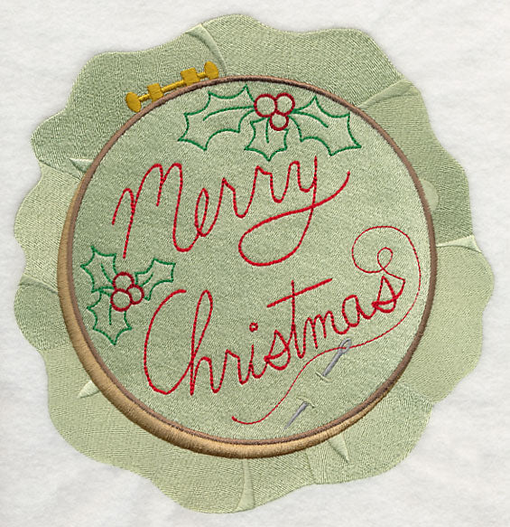 Crafty Christmas Embroidery - Merry