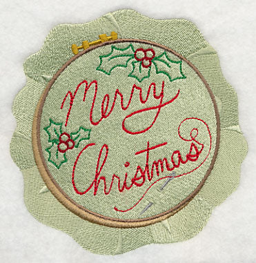 Crafty Christmas Embroidery - Merry