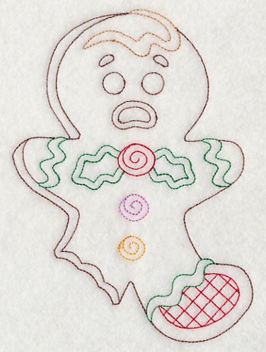 Gingerbread Man - Bitten
