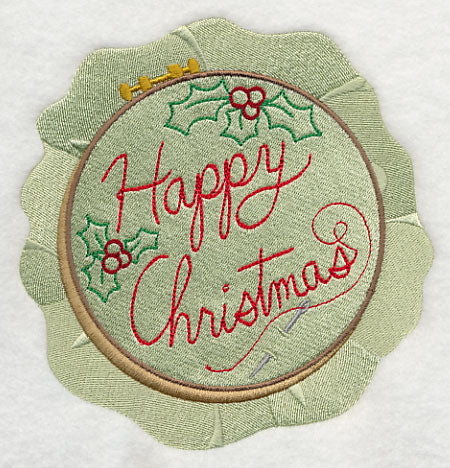 Crafty Christmas Embroidery - Happy