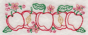 Apple Time Border (Vintage)