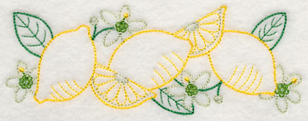 Lovely Lemon Border (Vintage)