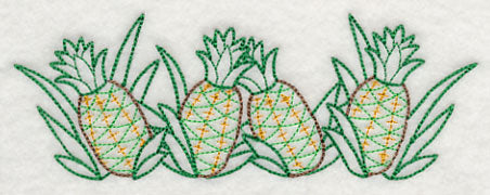 Juicy Pineapple Border (Vintage)