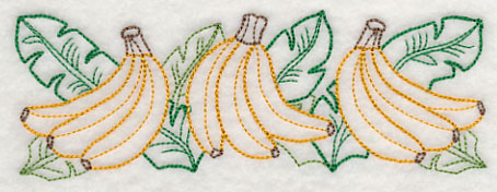 Banana Bunch Border (Vintage)