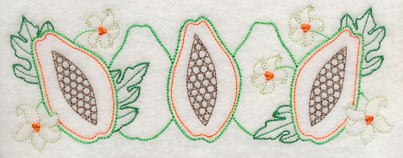 Sweet Papaya Border (Vintage)