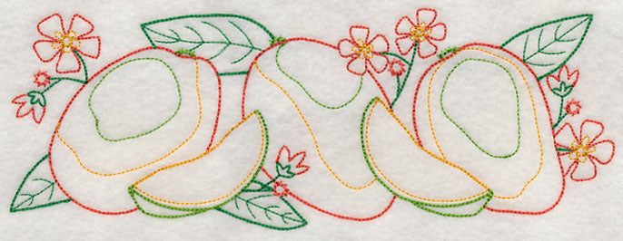 Bright Mango Border (Vintage)