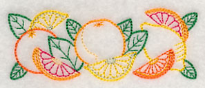 Citrus Fruit Border (Vintage)
