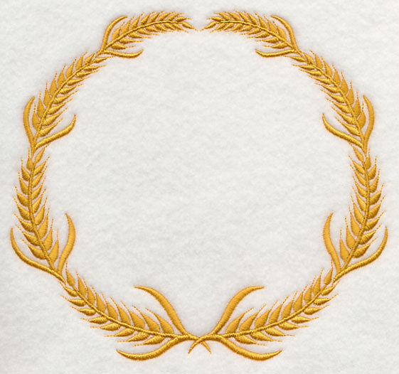 Monogram Wreath - Wheat
