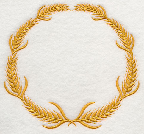 Monogram Wreath - Wheat