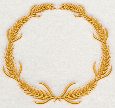 Monogram Wreath - Wheat