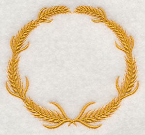 Monogram Wreath - Wheat