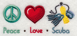 Peace Love Scuba