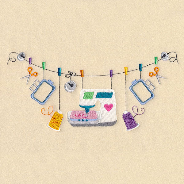 Embroidery Clothesline