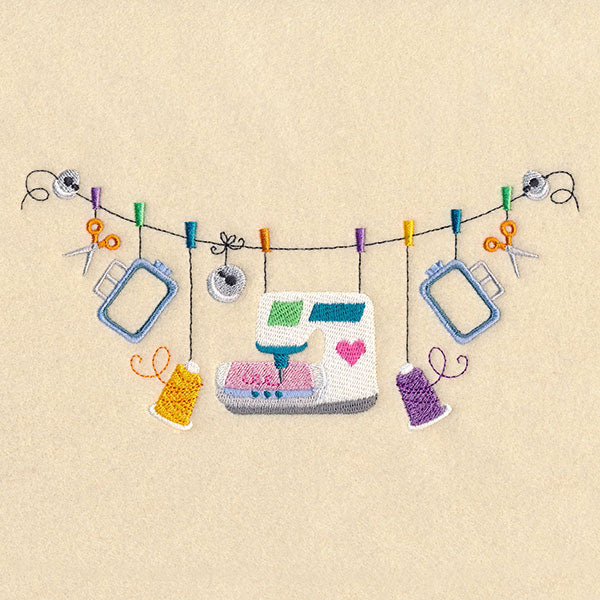 Embroidery Clothesline