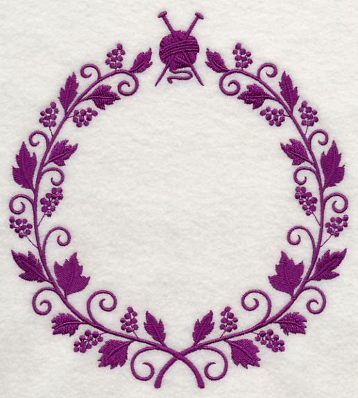 Monogram Wreath - Knit