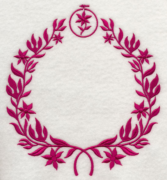 Monogram Wreath - Embroidery
