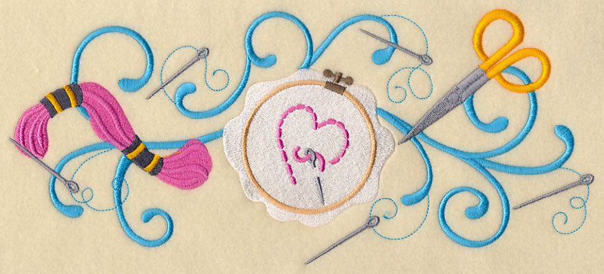 Stitching Love Border