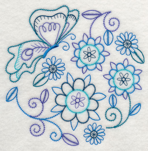 Blue Harmony Butterfly 3 (Vintage)