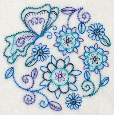 Blue Harmony Butterfly 3 (Vintage)