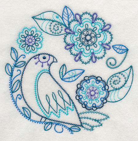 Blue Harmony Bird 1 (Vintage)