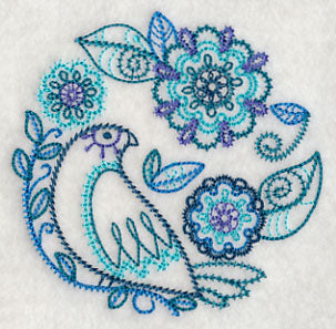 Blue Harmony Bird 1 (Vintage)