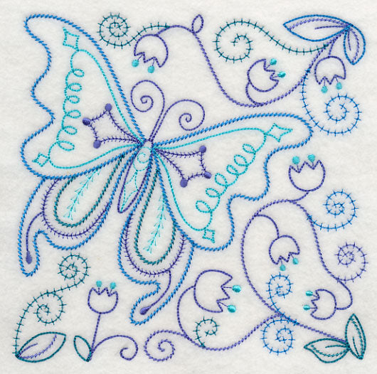 Blue Harmony Butterfly 4 (Vintage)