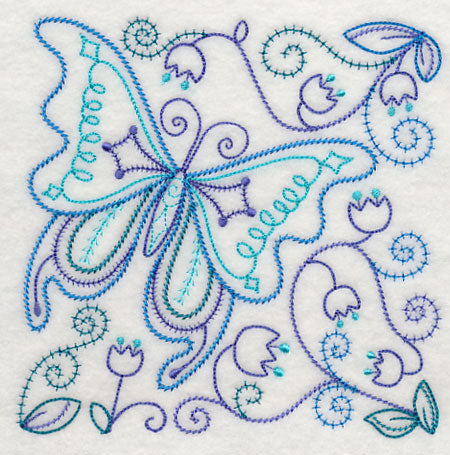 Blue Harmony Butterfly 4 (Vintage)