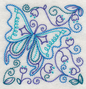 Blue Harmony Butterfly 4 (Vintage)