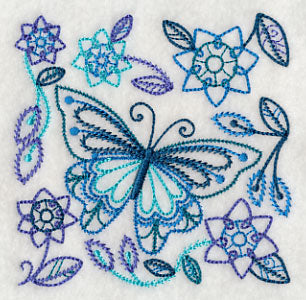 Blue Harmony Butterfly 5 (Vintage)