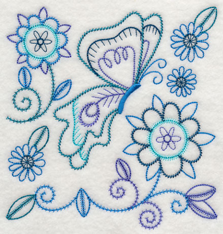 Blue Harmony Butterfly 6 (Vintage)
