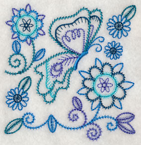 Blue Harmony Butterfly 6 (Vintage)