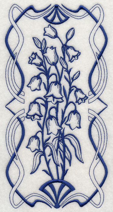 Art Nouveau Bellflower (Bluework)