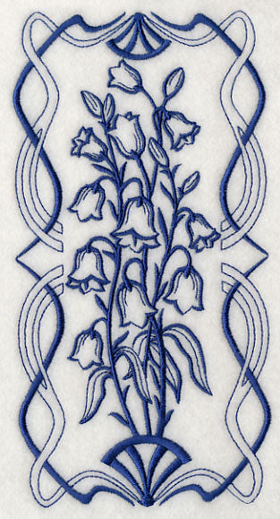 Art Nouveau Bellflower (Bluework)