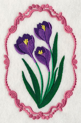 Flower Cameo - Crocuses