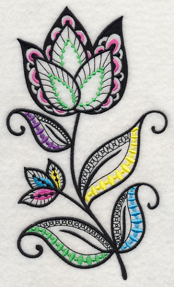 Flower Fantasy (Blackwork)