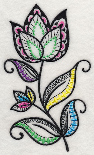 Flower Fantasy (Blackwork)