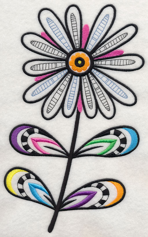 Daisy Delight (Blackwork)