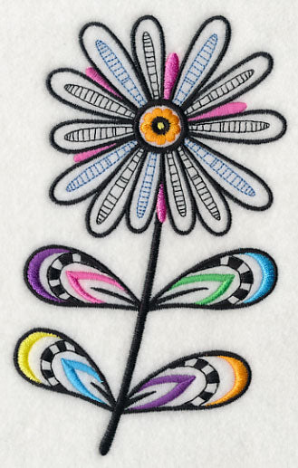 Daisy Delight (Blackwork)