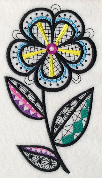 Petal Profusion (Blackwork)