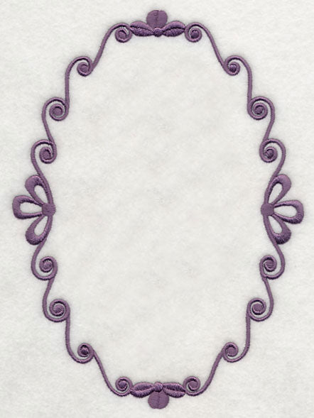 Swirling Monogram Frame