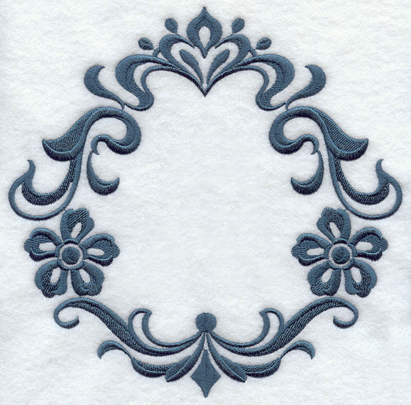 Damask Monogram Frame