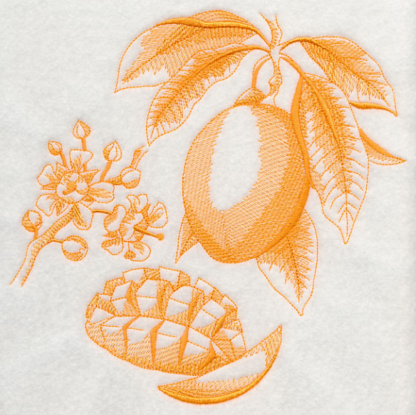 Mango Botanical (Toile)