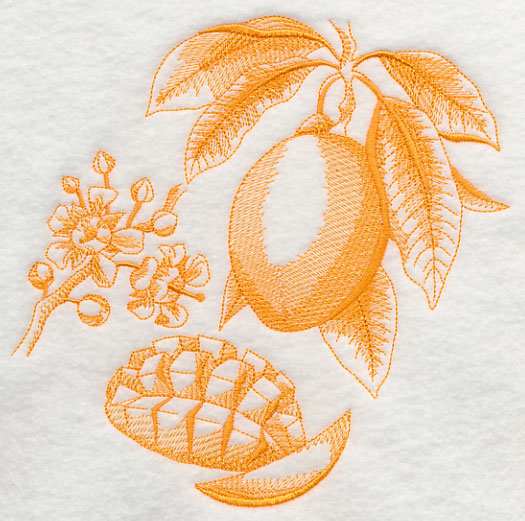 Mango Botanical (Toile)