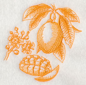 Mango Botanical (Toile)