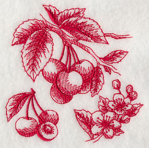 Cherry Botanical (Toile)